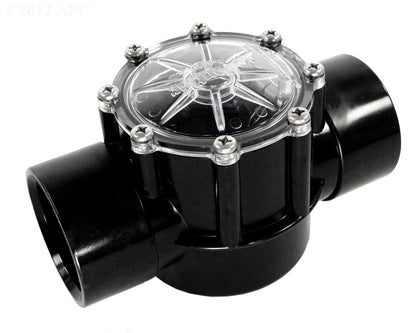 Pentair 263042 black CPVC straight check valve for pool plumbing