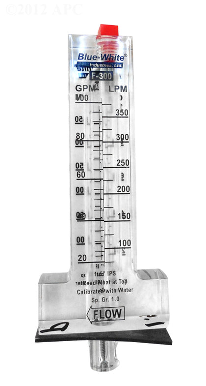 Blue-White Industries F-30150P 1-1/2 inch standard flow acrylic flowmeter