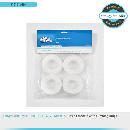 Maytronics 6101611-R4 Dolphin Diagnostic foam wheel climbing rings, 4 pack