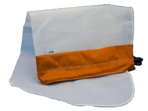 VacBagz 1508-22 orange 65 micron ultra fine pool vac bag, 15 inch neck