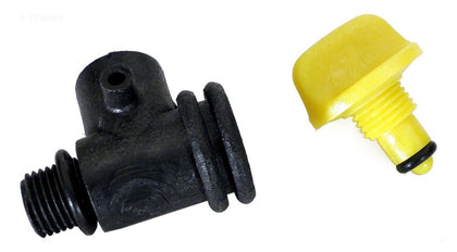 Jacuzzi 1/4 inch PVC air bleed assembly for Earthworks and Tri-Clops filters