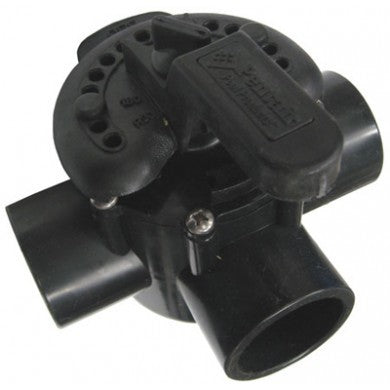 Pentair 263035 three way CPVC diverter valve, 1-1/2 inch by 2 inch