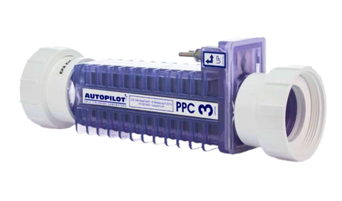 AutoPilot PPC3 replacement salt cell with unions for Pool Pilot systems