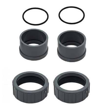Raypak 2" CPVC Connector and Split Nuts Kit, Set of 2