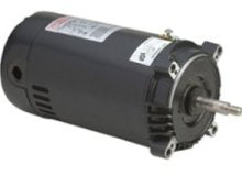 Century UST1072 up rated .75 HP pool pump motor, 115/230 V, 56J frame, front view