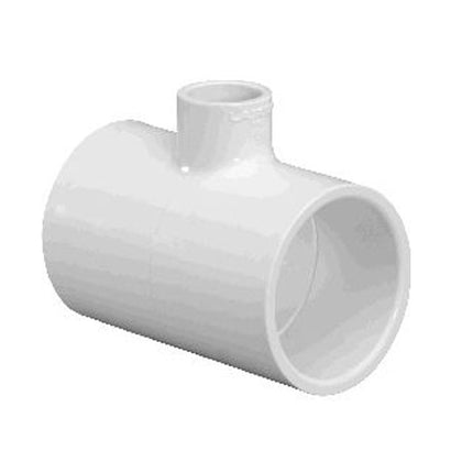 Spears 2 in. x 2 in. x 1 in. PVC Reducing Tee, Slip, 401-249