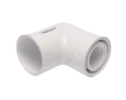 Dura Plastics 407-130 red 1 in. by 1/2 in. reducing elbow with FIPT port