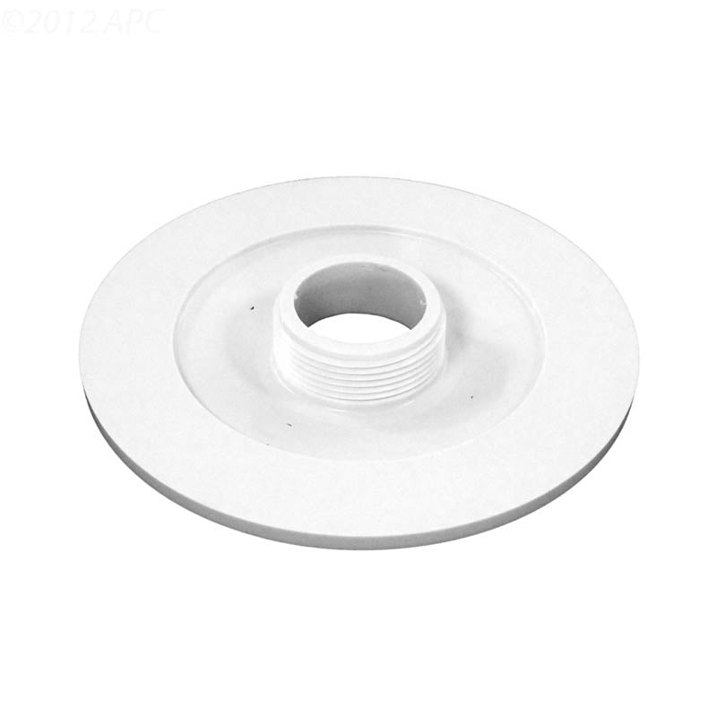 AquaStar 615T101 6 inch sumpless bulkhead adapter with 1-1/2 inch MIP, white