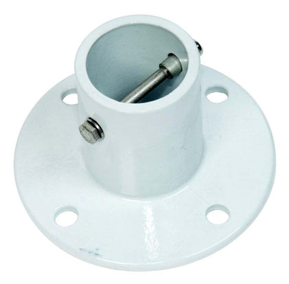 S.R. Smith 75-209-5866 slide deck aluminum flange kit in white, set of 4