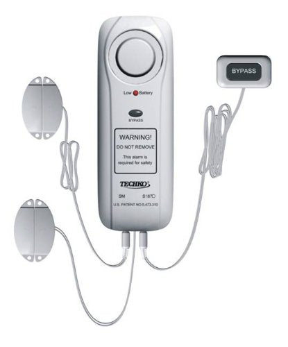 Techko Maid Safe Pool Alarm with Magnetic Sensor and Bypass, S187D