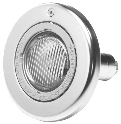 Pentair Sta-Rite SunLite Brass LTC 100W 120V Pool and Spa Light, Stainless Steel Face Ring, 05605-2100