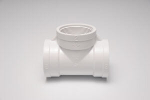 Dura Plastics 405-005 1/2 in. FIPT tee, threaded on all three ports