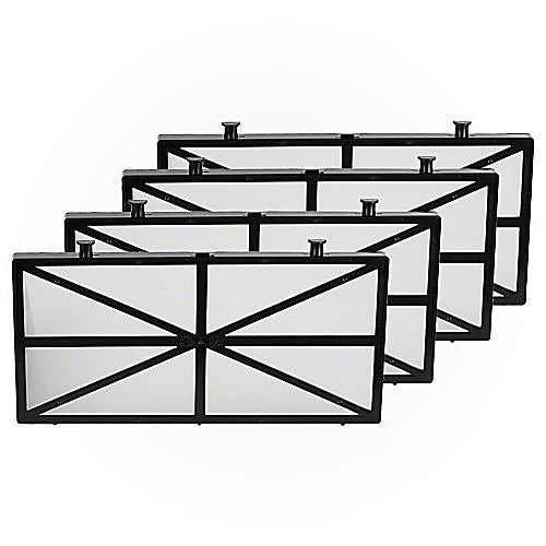 Maytronics 9991408-R4 spring cartridge filter panels, 4 pack for Dolphin cleaners