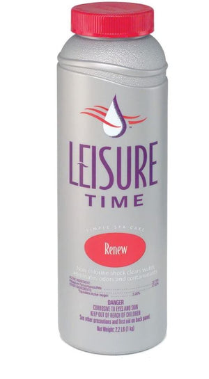 Leisure Time RENU2 Renew non-chlorine spa shock, 2.2 lb container