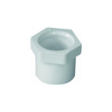 Lasco 437-420 4 by 2 inch PVC reducer bushing, spigot x slip