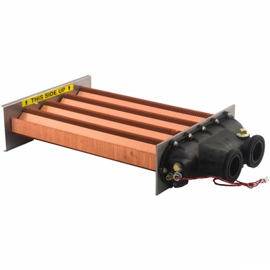 Hayward HAXHXA1303 copper heat exchanger assembly for H-Series 300,000 BTU heaters