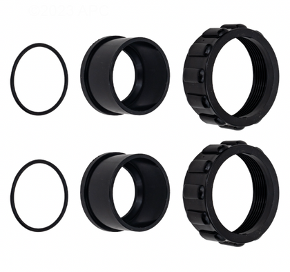 Pentair 520595 IntelliChlor replacement unions, set of 2 with O-rings, couplers and nuts