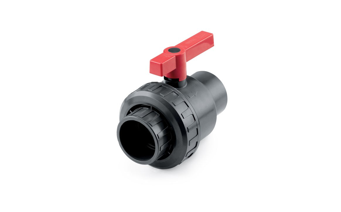 Jandy BVSU020 2 inch gray PVC single union heavy duty ball valve