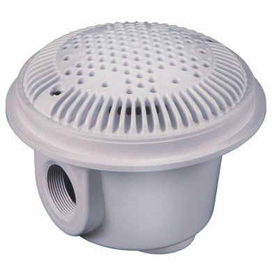 Hayward WG1051AVPAK2 main drain with anti vortex grate, white, pack of 2