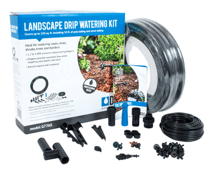 DIG Landscape Drip Irrigation Kit, Covers 150 to 400 Sq Ft, G77AS