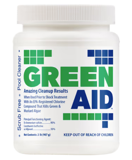 Natural Chemistry Green Aid 2 lb algae treatment container