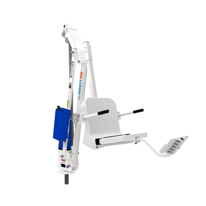 Aqua Creek Mighty 400 ADA Pool Lift, 400 lb, No Anchor, White with White Seat, F-MTY400-W