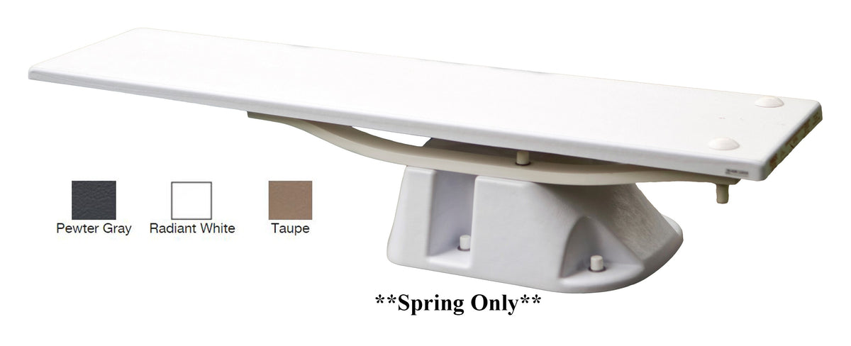 S.R. Smith 69-209-6820 8 foot salt pool spring assembly in pewter gray