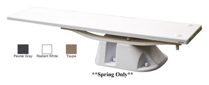 S.R. Smith 69-209-6820 8 foot salt pool spring assembly in pewter gray