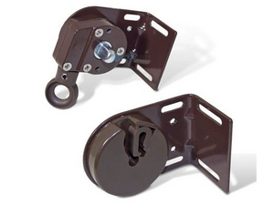 Coolaroo Z 13-CKLBR cordless crank kit, left side mount, brown