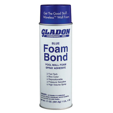 Gladon FB24 24 oz. blue foam bond aerosol adhesive for pool wall foam