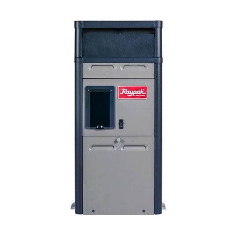 Raypak 156A 150,000 BTU natural gas above ground pool and spa heater, part 014784