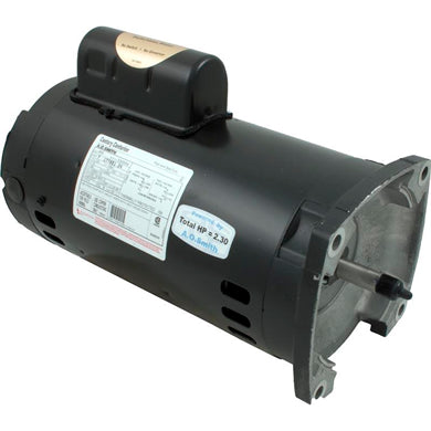 Century B2858 1.5 HP full rated pool pump motor, front right view