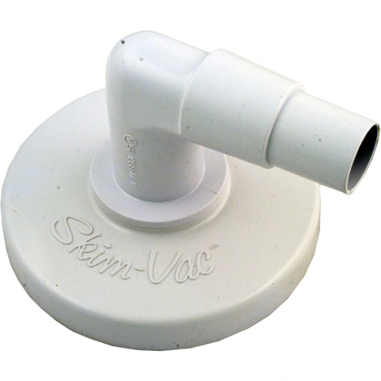 Hayward SP11041 skim vac plate with elbow, 6 inch diameter