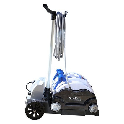 Hayward SharkVAC W3RC9742CUBY robotic pool cleaner with caddy cart