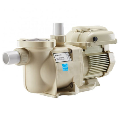 Pentair SuperFlo VS EC-342001 1.5 HP variable speed pool pump, front view