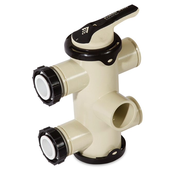 Pentair 263081 FullFloXF PVC backwash valve with union
