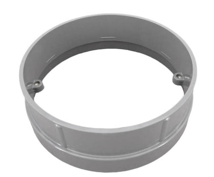 Hayward SPX1084PDGR round skimmer extension collar with brass insert, dark gray