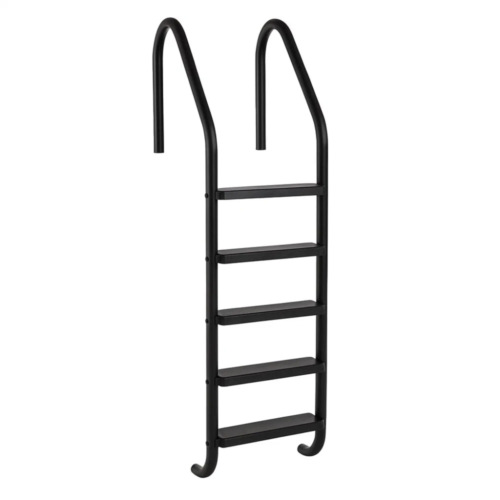 Saftron P-324-L5-BK black 5-step in ground pool ladder