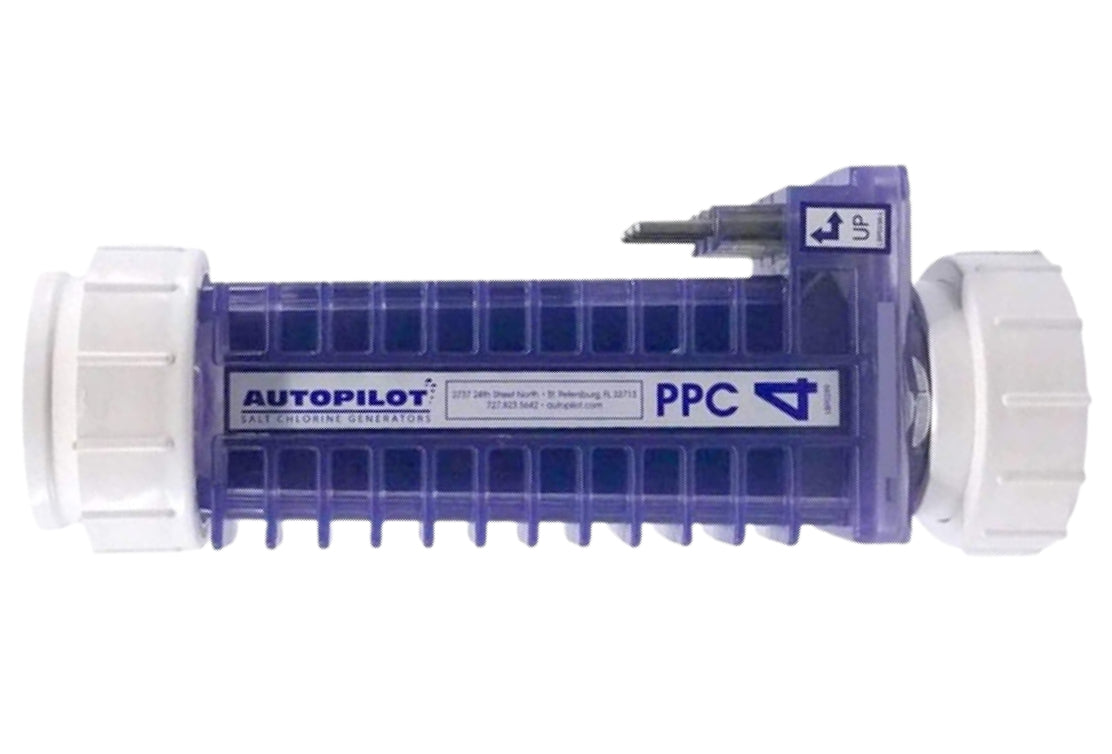 AutoPilot PPC4 replacement salt chlorine generator cell with unions