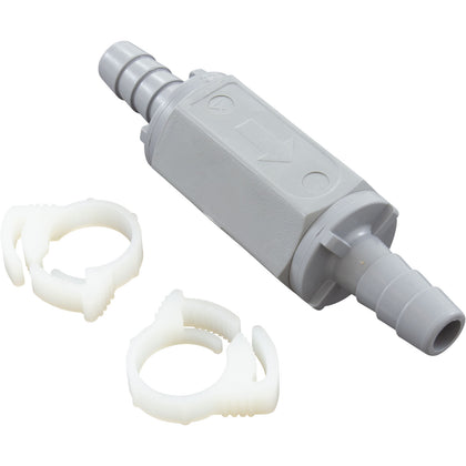 Rola-Chem 521160 3/8 inch B PVC inline check valve assembly