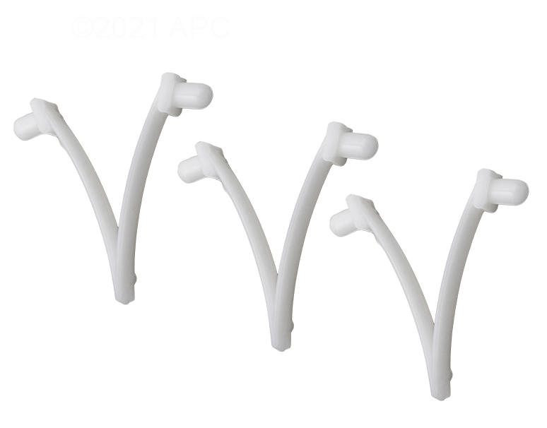 Pentair R201556 170 Delrin spring clip set of 3 for ProVac Flexible Vacuums