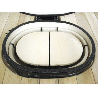 Primo 324 D-Plates ceramic heat reflector plates for Oval XL and Kamado
