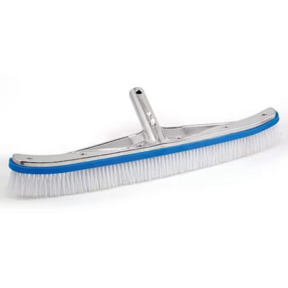Pool Pals BR2016P 17 inch all purpose pool brush with metal handle and poly bristles