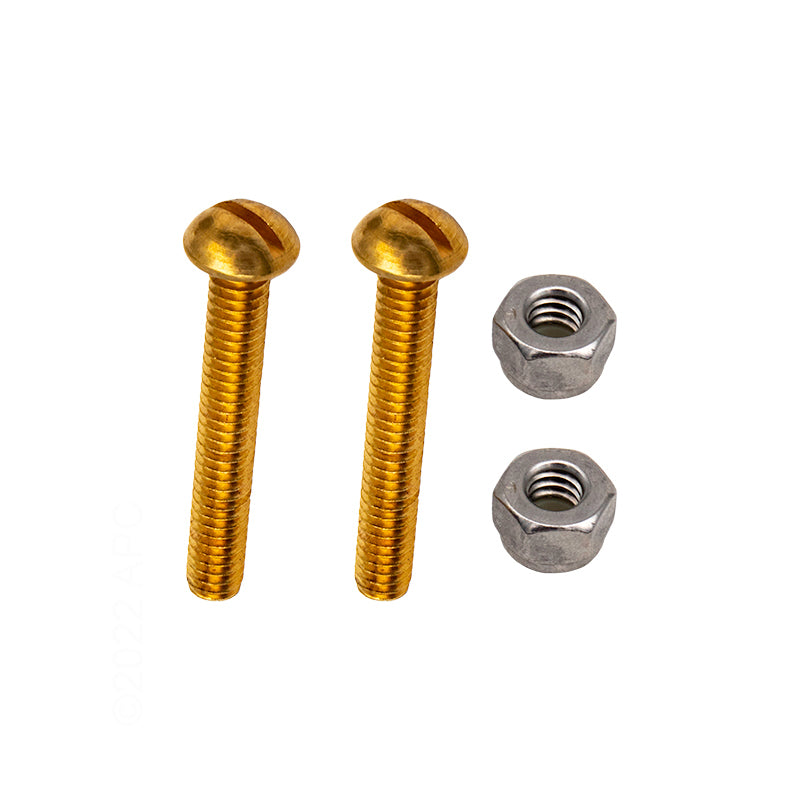 Pentair R221030 153 Series life hook hardware set with brass bolts and nuts