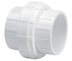 Lasco 457-015 1-1/2 inch Schedule 40 PVC slip union