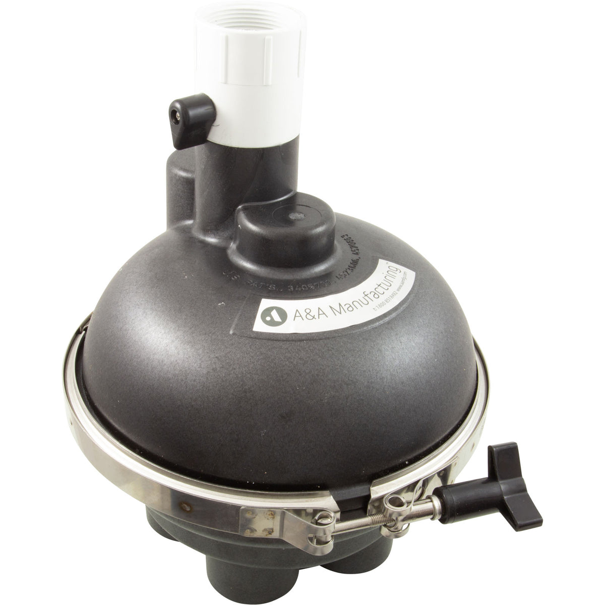 Pentair 225570 1-1/2 in five port top feed T-valve with QuikStop