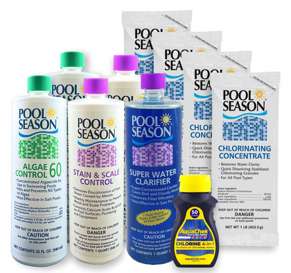 Pool Season spring pool opening start-up kit for pools up to 30,000 gallons
