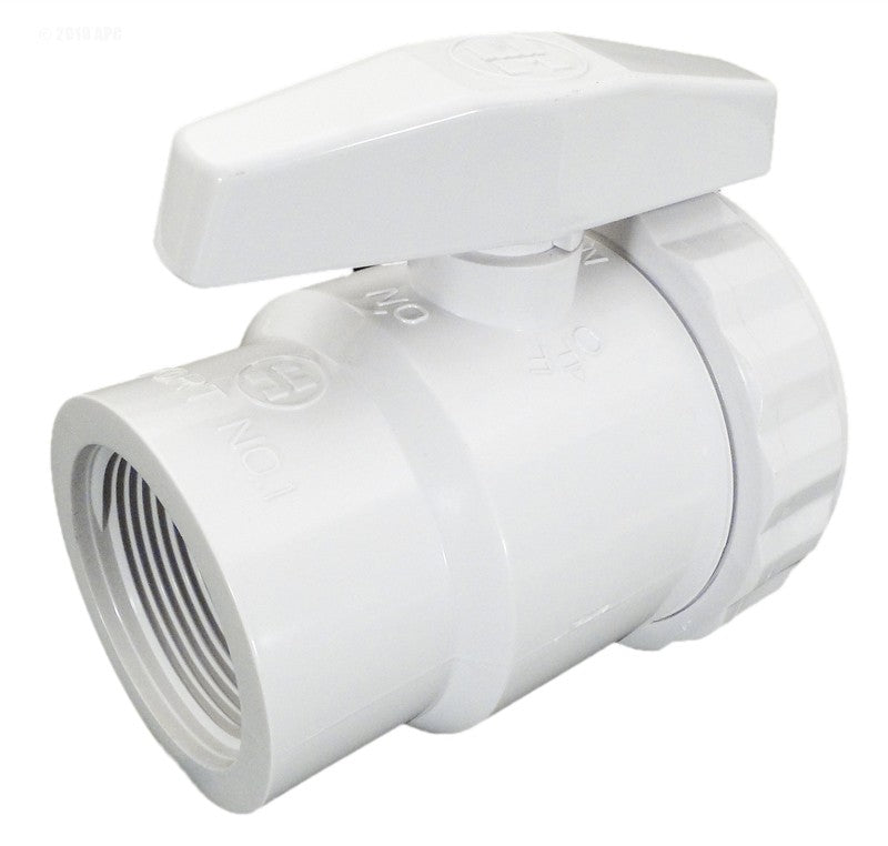 Hayward SP0722 2-way ball valve with 1-1/2 in FPT threaded connections