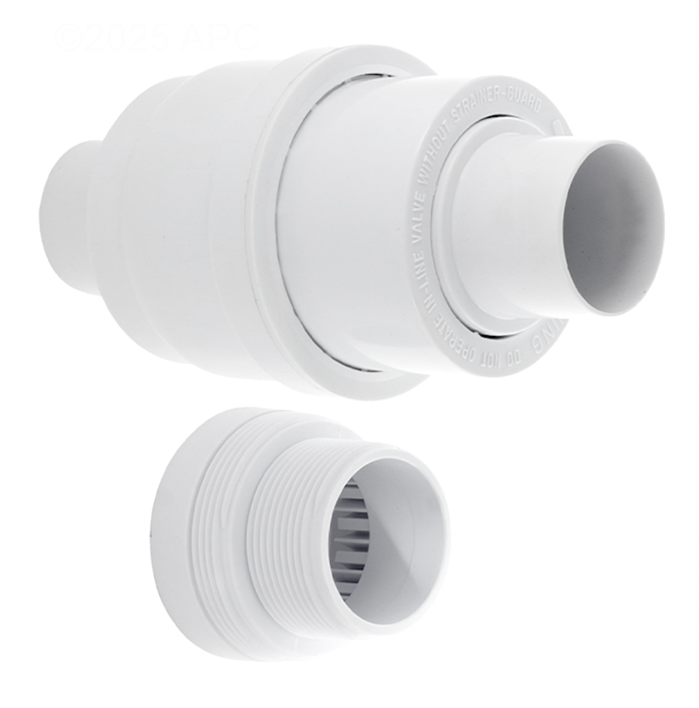 Pentair K12004 white automatic regulator valve and cap kit for Kreepy Krauly cleaners