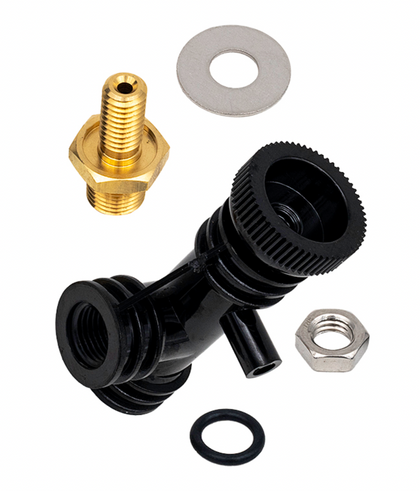 Pentair 154687Z complete air bleeder package with tee and brass fitting